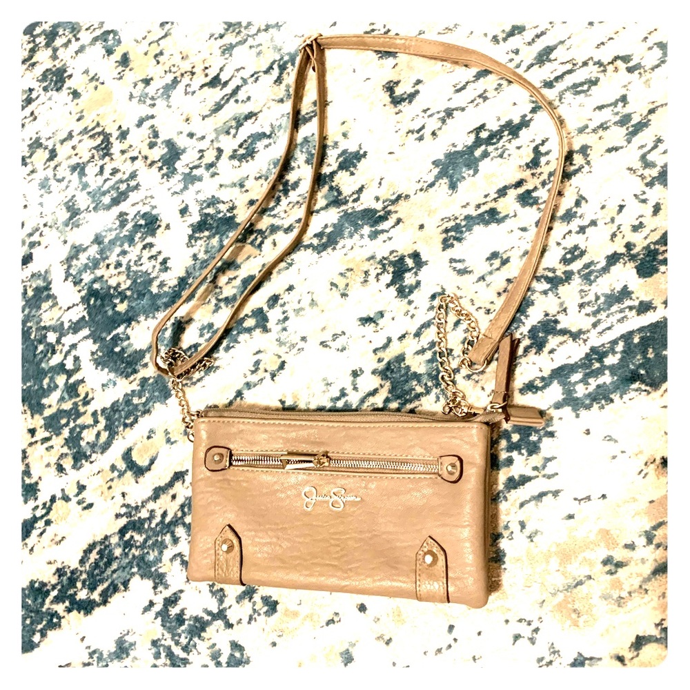 Jessica Simpson grey small shoulder bag